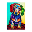 Colorful Dog 5D Diamond Painting Rhinestone Pictures Crystals Embroidery Kit