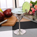 Stainless Steel Wine Glass Goblets Champagne Cocktail Glasses Whiskey Cup