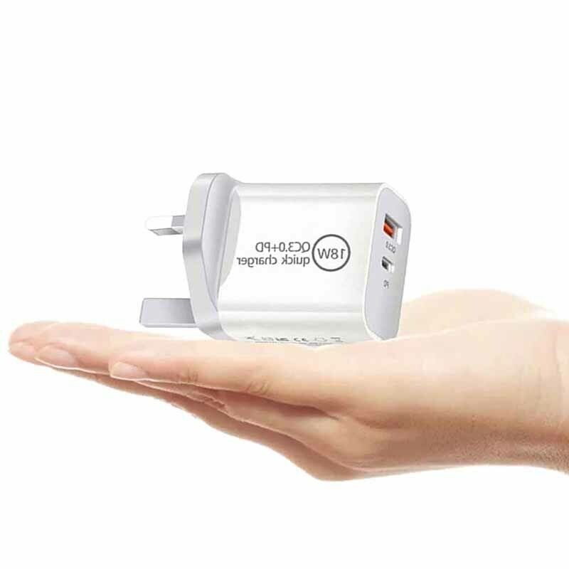QC3.0 18W UK Pin USB Fast Quick Charge 3.0 Travel Wall Power Adapter Charger