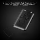 2 in 1 Wireless Bluetooth 4.2 Transmitter Receiver 3.5mm Audio Music Adapter