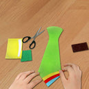 Creative Crafts DIY Ties Kids Handmade Educational Toys Fathers Day Gift