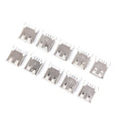Single Port USB 2.0 Female Type A 4-Pin DIP 180 Degree Jack Socket  MO