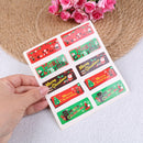 100Pcs Merry Christmas Paper Sealing Stickers Diy Gifts Labels Candy Bag T ME