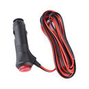 Male Adapter Socket Male Car  Plug Lighter Connector Cable 12V- 24V 1.5M