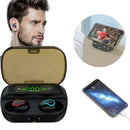5.0 LED Bluetooth Earphone Digital HBQ Q82 TWS Stereo Bluetooth Wireless Su O7G7