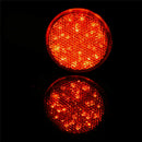 LED Red Motorcycle Round Reflector Tail Brake Turn Signal Light Lamp Bulbs Z4G0