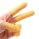 100PCS Non-slip Disposable Finger Cots Protective Latex Rubber Finger G Ew