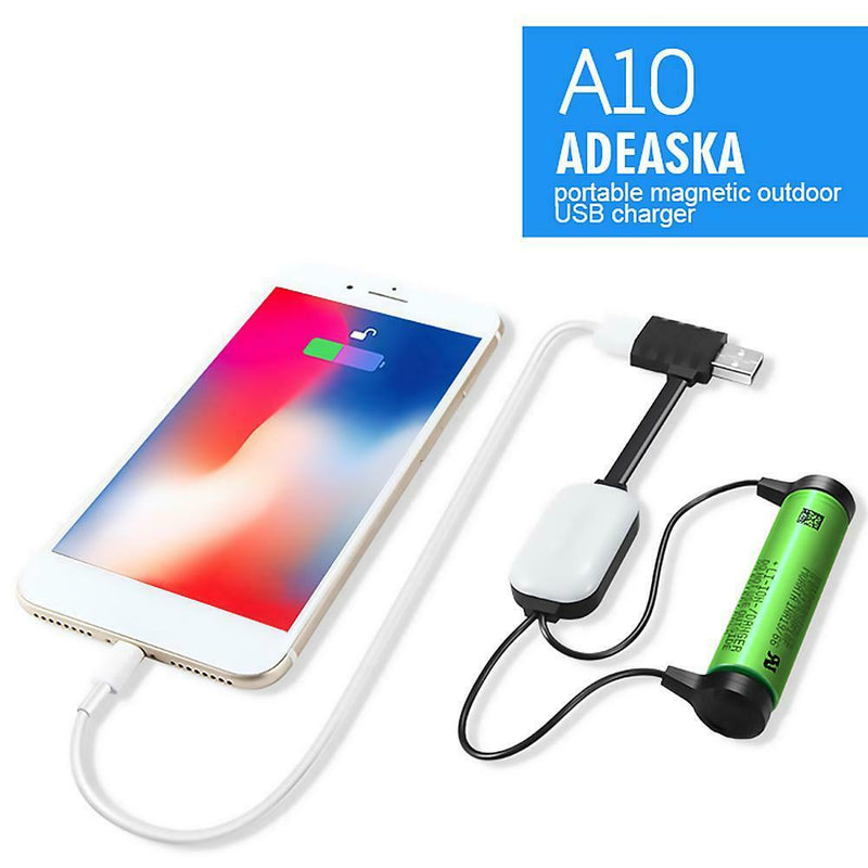 A10 18650 Battery Charger for Li-ion Batteries Magnetic Charging Power Bank