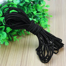 1 Roll Durable Black Suede Leather Cord String 2mm for Bracelet Neckla GLT
