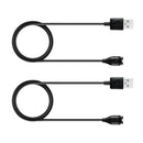 2Pack USB Data Transfer Power Charge Cable For Garmin Fenix 5/5S/5X Bracelet