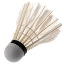 6PCS White Feather Shuttlecocks Badminton P7B4