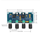 2x XH-A901 NE5532 Tone Card Preamp with Treble Volume Adjustment