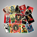 68pcs Retro Beauty Girls Waterproof Pvc Stickers For Laptop Motorcycle Luggage