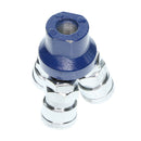 Portable Metal Air Compressor Tri Splitter Adapter Connector Quick Coupler