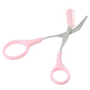 Stainless Steel, Eyebrow Scissors Eyebrow Scissors Hair Facial Makeup Tool X2W1