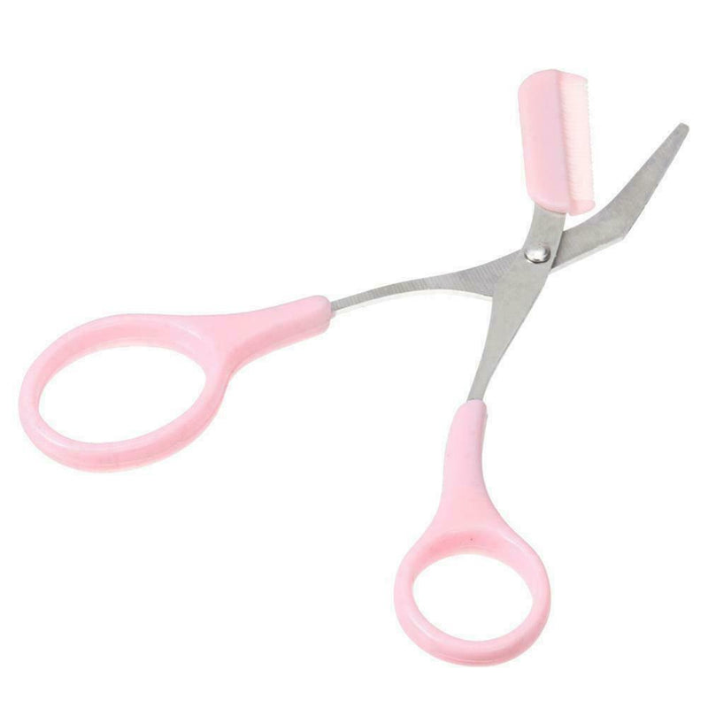 Stainless Steel, Eyebrow Scissors Eyebrow Scissors Hair Facial Makeup Tool X2W1