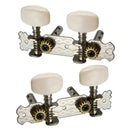 2x Ukulele Tuning Pegs Tuners Machine Heads 2R2L for 4 String Guitar Ukulele