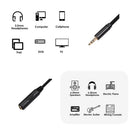 6.35mm to 3.5mm Audio Cable 1/4 Male to 1/8 Female Headphone Cord (1.5m) A