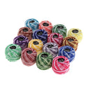 16pcs Mixed Color Cross Stitch Line Embroidery Cotton Thread Floss / Skeins