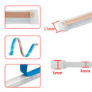 2X 45cm Ultra Thin Car Soft Strip Tube LED Strip Running Light Turn Signal Lamps