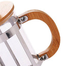 French Press Eco-Friendly Bamboo Cover Coffee Plunger Tea Maker Percolator  K5G7