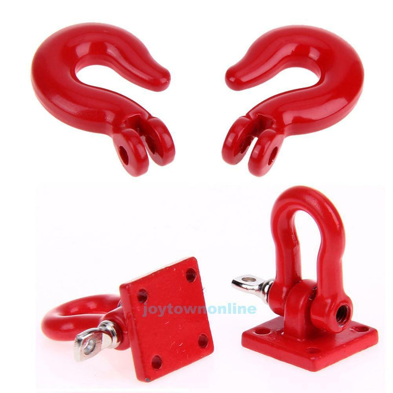 Tow Hook & Trailer Chain Kit for Traxxas Hsp Redcat Rc4wd Tamiya Axial Scx10 D90