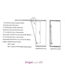 Door Lift Pneuatic SupportHydraulic Gas Spring Stay for  Cabinet White
