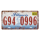 G940996 Car License Plate Retro Metal Tin Sign Wall Plaque Bar Pub Decor B