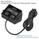 Tach Hour Meter LCD 2/4 Stroke Engine Lawn Mower Tachometer Engine Reminder