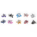 100pcs 3mm Scrapbook Eyelet Random Mixed Color Metal eyelets For DIY clothes lj