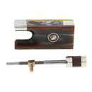 Ox Horn Wood Violin Bow Frog With Colorful Shell For Violinist