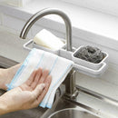 Kitchen Sink Faucet Sponge Soap Storage Organizer Shelf Rack Cloth Holder O0B2