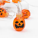 20pcs LED Lamps Halloween Ghost Pumpkin String Lights for Party Bar Decor A