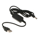 Dummy Battery DC Coupler Replace of NP-F550 NP-F990 Battery, USB Power Cable