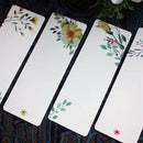40pcs/lot DIY Creative Retro Flower Bookmark Book Mark Message Cards Bookma