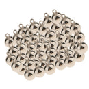 50pcs Loop Ring Pendant Loose Beads DIY Necklace Bracelet Pendant Findings