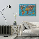 5D DIY Full Drill Diamond Painting Butterfly Map Cross Stitch Embroidery