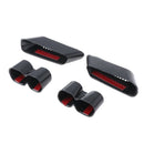 4x Rear Seat Car Air Outlet Duct Cover Grille For 07-17 VW Tiguan Passat CC New