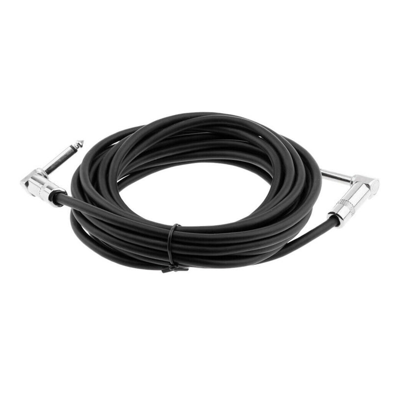 6.35mm (1/4) TS to 6.35mm (1/4) TS Stereo Audio Cable Male to Male (15ft /5m)