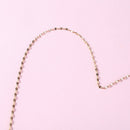 Simple Eye Glasses Sunglasses Spectacles Chain Holder Metal Necklace Reading  JR