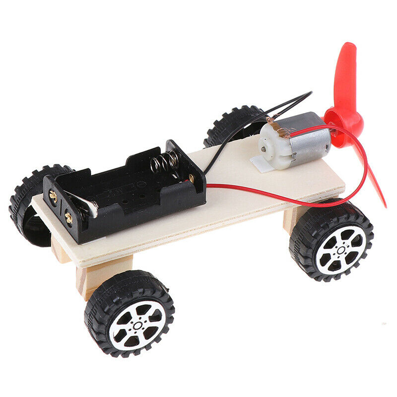 DIY Electric wind car assembled puzzles scientific experiment educational toysME
