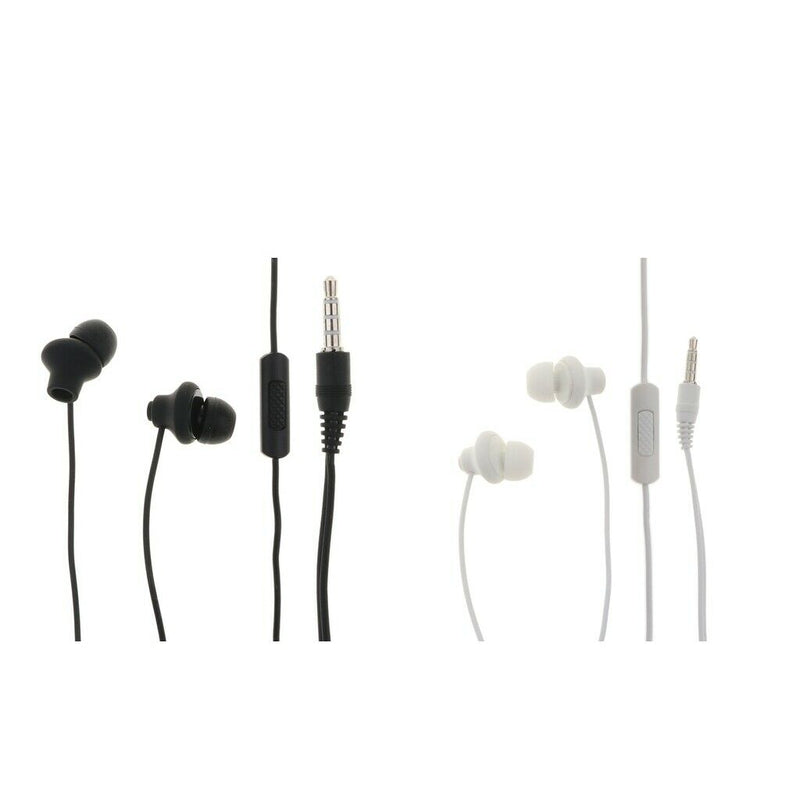 2 Pcs In Ear Headphones with Mic Wired Earbuds, Volume Control, Earphones with