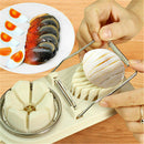 2 in 1 egg slicer mushroom tomato section cutter mold kitchen chopper tool 3c