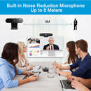2K HD Webcam Rotatable Built-in Mic Auto Focus USB 2.0 Web Camera for PC A