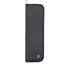 Men'S Lightweight Black Nylon Tie Organizer With Zipper Little Tie Case Fas