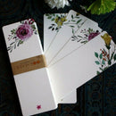 40pcs/lot DIY Creative Retro Flower Bookmark Book Mark Message Cards Bookma