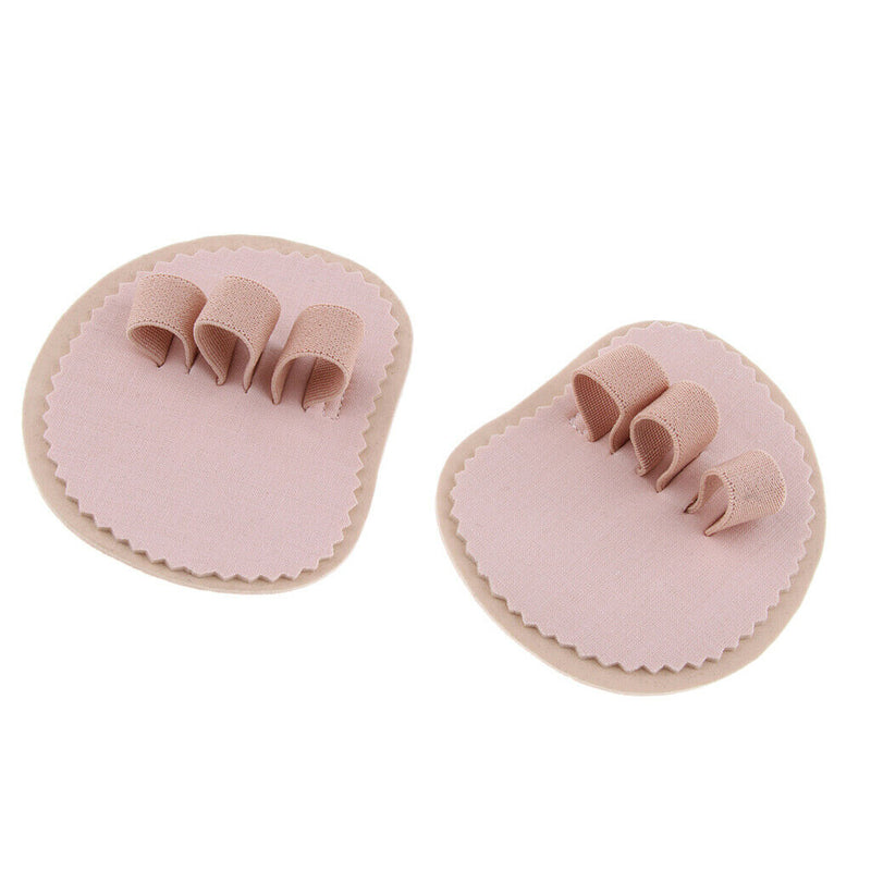 1 Pair Overlapping Toe Crooked Hammer Toes Triple Straightener Corrector Pads