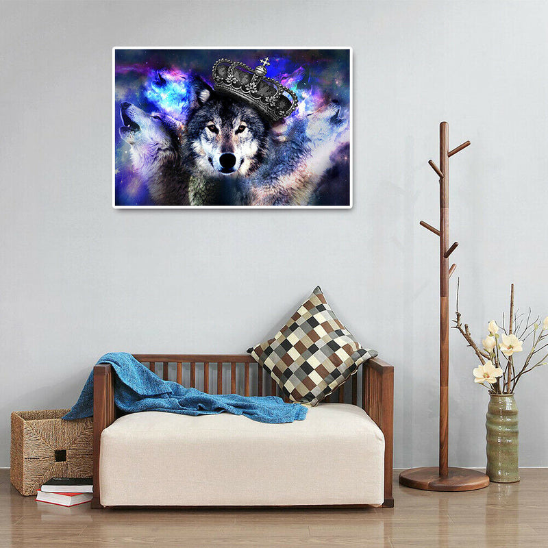 1000pcs DIY Jigsaw Paper Puzzle Fierce Wolf Animal Picture Room Decoration