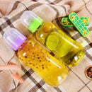 Luminous Plastic Milk Bottle Beverage Bottle Drink Cup Water Bottle Party Decor