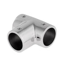 Solid Boat Hand Rail Fittings 90 Degree Marine Stainless Steel Tee 1"